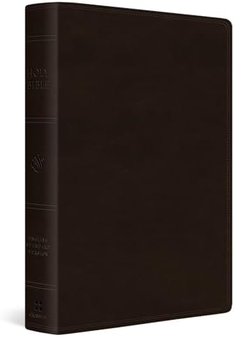 ESV Large Print Personal Size Bible, Red Letter (Buffalo Leather