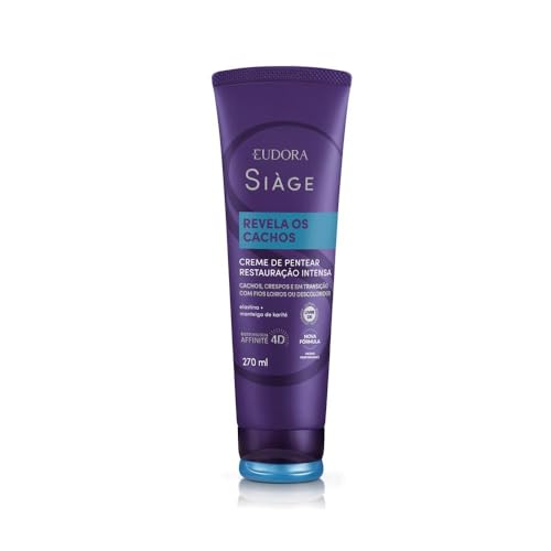Eudora Creme Para Pentear Siàge Revela Os Cachos 270ml