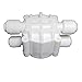 Malida 1/4 Inch tube Automatic Shut Off Valve Push to Quick Connect Fittings For Reverse Osmosis Water Purifiers Filters (auto shut off) primary