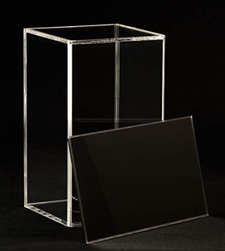Deluxe Acrylic Display Case with Mirror for Figurine Miniature Doll Bobblehead or Action Figure (A016-MB) - Thumbnail 4