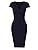 Cap Sleeve Navy