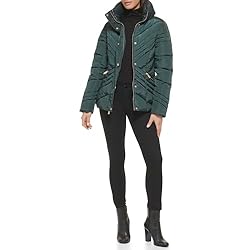 GUESS Women's Midweight Puffer Jacket, Cold Weather
