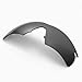 Walleva Black Polarized Replacement Lenses for Oakley M Frame Hybrid Sunglasses