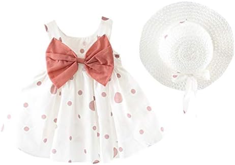 YWLINK Baby Tutu Baby Girl, Kids Summer Sleeveless O-Neck Print Floral Bow Princess Dress Casual Round Neck Printed Baby Colorful Tutu Christening Gowns♛Baby Girls 0-24m♛