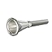 Cecilio Standard French Horn Mouthpiece, Silver Plated, Size 11