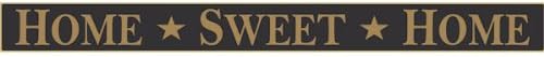 Home Sweet Home 36" Wood Sign Black