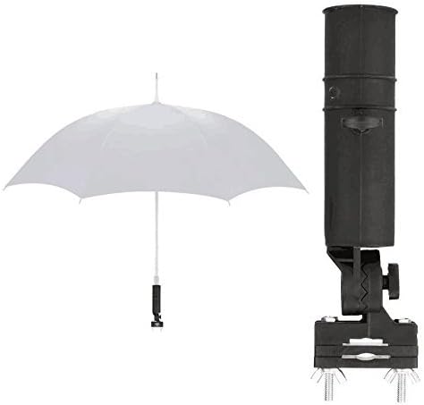Tbest Umbrella Holder Trolley Universal Umbrella Holder Stand Black replacement for Cart/ Parasol Holder - Image 3