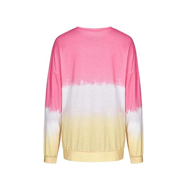 Sudadera Mujer 2020 Otoño Invierno SHOBDW Impresión De Cartas Hippie Soul Gradiente Blusa Tops Camiseta De Manga Larga… | DeHippies.com