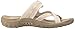 Skechers Women's Reggae Trailway Flip Flop, Natural/Cream, 11 M US