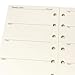 A7 Planner Refill, A7 Agenda Refill for Filofax,6 Hole/100gsm,4.84 x 3.23'', Harphia(Weekly Plan)