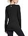 BALEAF Women's Fleece Thermal Long Sleeve Running Shirt Workout Tops