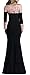 made2envy Boat Neck Mermaid Long Sleeves Lace Decorated Evening Gown
