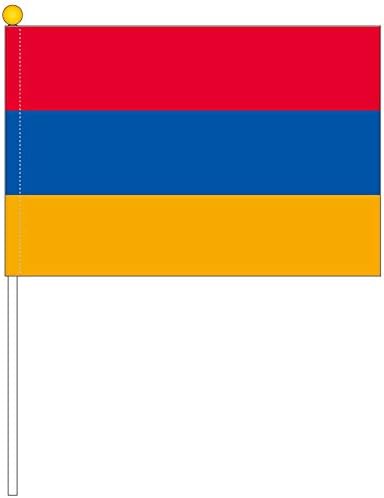 Amazon Tospa アルメニア国旗ポータブルフラッグ 25 37 5cm テトロン製 地図 国旗 おもちゃ