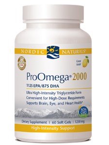 Nordic Naturals ProOmega 2000 Lemon 60 Soft Gels