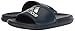 adidas Performance  Men's Voloomix Slide Sandal, Collegiate Navy/Silver Metallic/Collegiate Navy, 10 M US