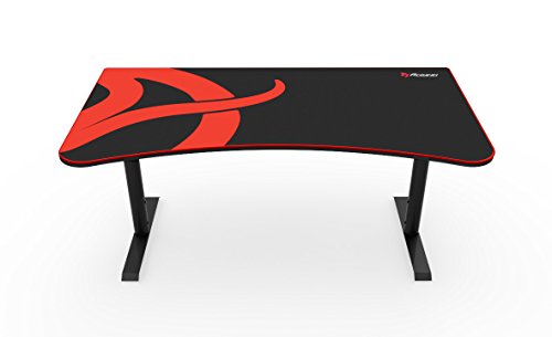 2 Arozzi+Arena+Gaming+Desk+Black