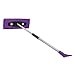 Snow Joe SJBLZD PRP Illum-n LED Lighted 4-in-1 Snow Broom Plus Ice Scraper, Purple