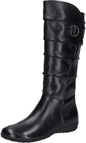 Amazon.com | Naturalizer Womens Nikita Boots Black Leather 5.5