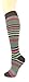 Women's Soft Knee High Socks,Casual Stripes, Multi Color Value 6 Pack (Stripe2-6pk)