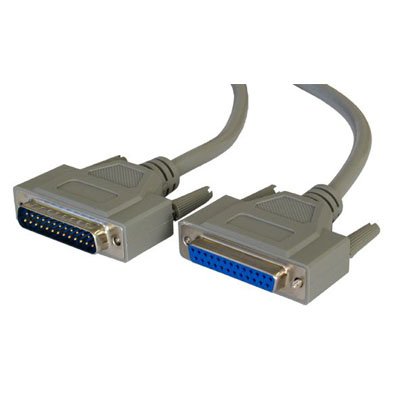 Cable-Core Serial Cable D25 Male to D25 Female All Pins Connected 5 Metres