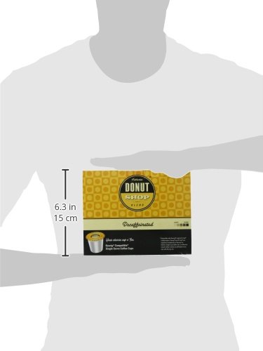 AUTHENTIC DONUT SHOP BLEND DECAFFEINATED SINGLE CUP COFFEE FOR KEURIG K-CUP BREWERS, 24 COUNT
