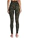 Colorfulkoala Women’s High Waisted Pattern Leggings Full-Length Yoga Pants (XL, Army Green Splinter Camo)thumb 3