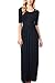 82 Days Women'S Rayon Span Jersey Maxi Long Dress Elastic Waistband - Solid & Prints