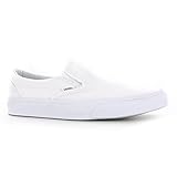 Vans Classic Slip On White Womens Trainers (8.5B(M) US, True White)