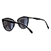 SA106 Runway Fashion Metal Bridge Trim Oversized Cat Eye Sunglasses Black Gold Yellow Mirror