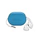 Dotz Flex Earbud Wrap for Cord and Cable Management, Cyan Blue (FXW37M-CC)