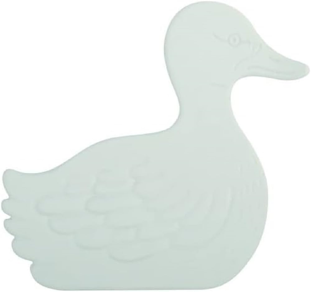 MSV Ducks Non-Slip Bath Mats, White, Set of 5