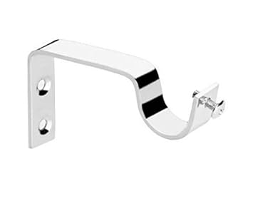 Buy Jay Balaji Stainless Steel Curtain Rod Support Set Of 2