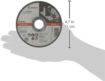 Bosch 2608602220 Rapido Long Life Straight Cutting Disc, Blue, 115 x 1 mm - Image 3