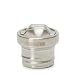 Klean Kanteen All Stainless Steel Loop Cap, One Piece Stainless Steel Leak Proof Water Bottle Cap with Replaceable Gasket