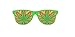 Weed Sunglasses - Funny Shades - Green Leaf Glasses