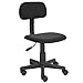 Homycasa Armless Swivel Office Mesh Computer Desk Chair, Black