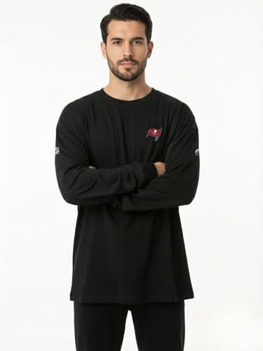 OOSC Mens Tampa Bay Buccaneers Long Sleeve T-Shirt, Multicolour, XXL EU