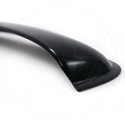 Universal Large Smoke Acrylic Sunroof Visor - 43" Tape-On Moonroof Deflector For 37-42" Openings