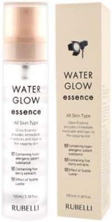 RUBELLI Water Glow Essence (100ml 3.38 oz) Lighting Essence, Spray Type, Niacinamide
