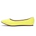 DREAM PAIRS SIMPLE-Z Women's Casual Solid Pointed Plain Ballet Comfort Soft Slip On Flats Shoes New Colors