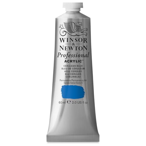Winsor & Newton 2320137 60 ml Professional Acrylic Colour - Cerulean Blue