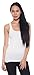 Zenana Outfitters 4 Pack Womens Basic Ribbed Racerback Tank Top WHITE/WHITE/BLACK/BLACK M