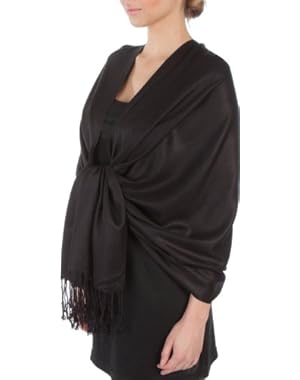 Silky Solid Soft Pashmina Shawl Wrap Stole