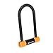 SHUNFA Bike U Lock, 0.63in Diameter Hardened Steel Heavy Duty U Lock for Bicycle with 2 Keys, Security Level 4