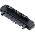 chenyang SAS to SATA Adapter SFF-8482 29Pin SAS Hard Disk Drive to Motherboard SATA 22Pin 90 Degree Angled Converter Adapter