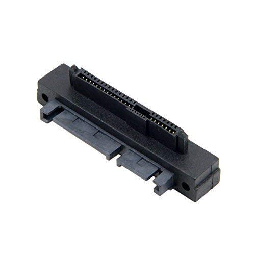 CY 90 Degree Right Angled SFF-8482 SAS 22 Pin to 7 Pin + 15 Pin SATA Hard Disk Drive Raid Adapter
