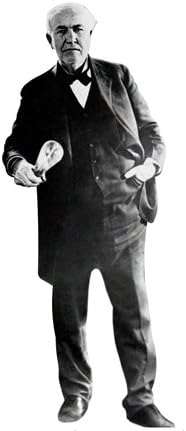 H52154V2 Thomas Edison Cardboard Cutout Standup