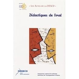 Didactiques de l'oral