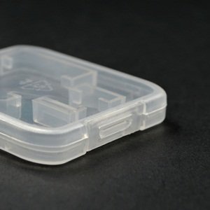 eTECH Collection 200 Pack of Clear Plastic SD/SDHC/SDXC/MicroSD/MicroSDHC/MicroSDXC Memory Card Case Holder for SanDisk/Kingston/Transcend/Samsung Memory Card (Case Only, Memory Card Not Included)