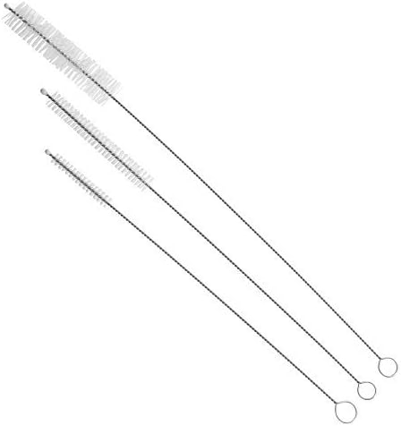 Sipwell Cleaning Brush Set for Stainless Steel Straws. Set of Three Different Sizes by SIPWELL